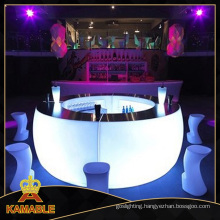 Hotel Restaurant Round Table LED Bar Counter (H019)
